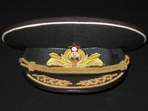 Navy officer's cap