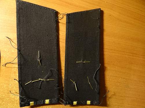 USSR naval officer shoulder straps .