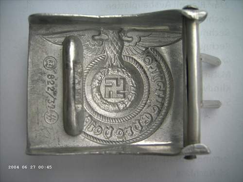 Alu SS buckle 822/37