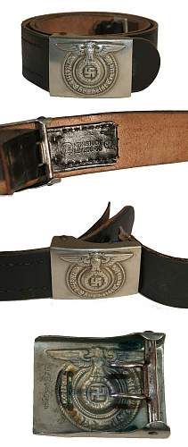 SS leather markings ( belt &amp; cross straps D rings Brocades etc)