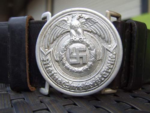 Two SS Officer's buckles