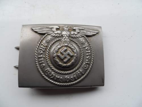 SS belt and buckle?