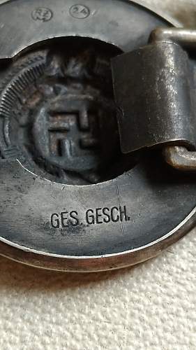 SS Officers Belt with buckle - real or fake? Please help!