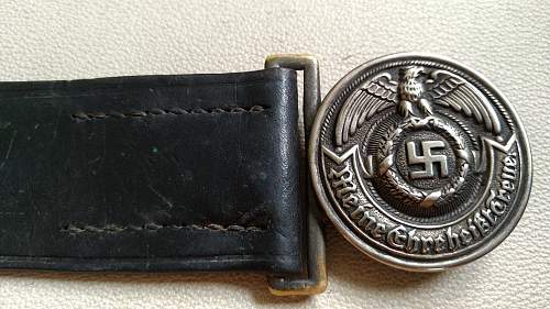 SS Officers Belt with buckle - real or fake? Please help!