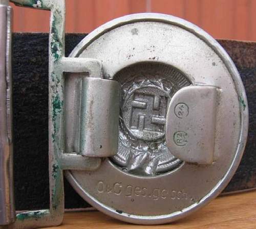 SS Officers Belt with buckle - real or fake? Please help!