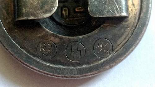 SS Buckle blank with RZM 34/35 can' find the maker.