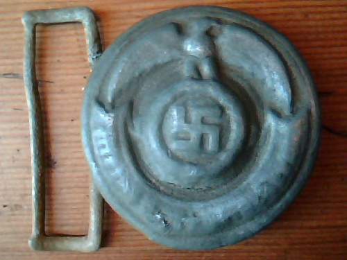 Relic SS Officer's Belt Buckle...