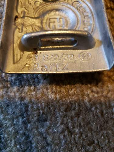 SS belt buckle: 822/38: real or fake ?