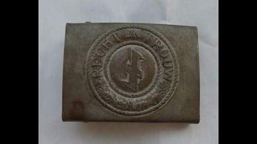 Indentifying authencity of this Dutch SS beltbuckle