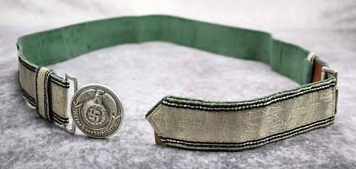 SS Brocade belt &amp; buckle set