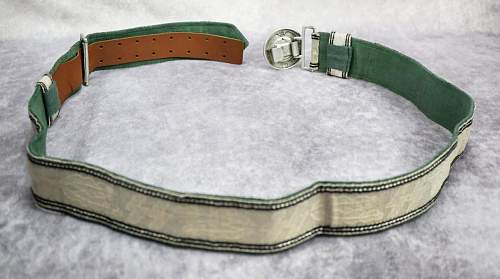 SS Brocade belt &amp; buckle set