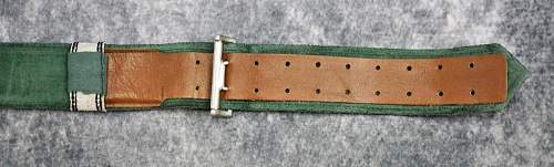 SS Brocade belt &amp; buckle set