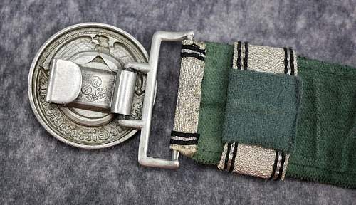 SS Brocade belt &amp; buckle set
