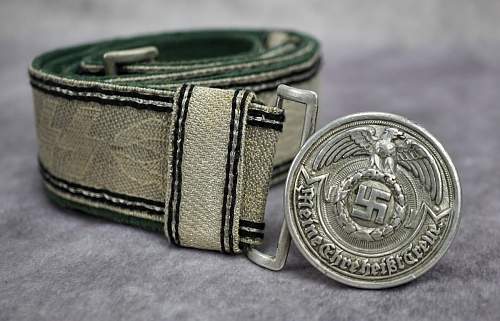 SS Brocade belt &amp; buckle set