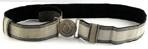 SS Officer belt and buckle