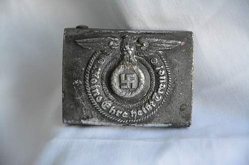 steel buckle of WAFFEN SS Unmarked (Overhoff &amp; Cie)