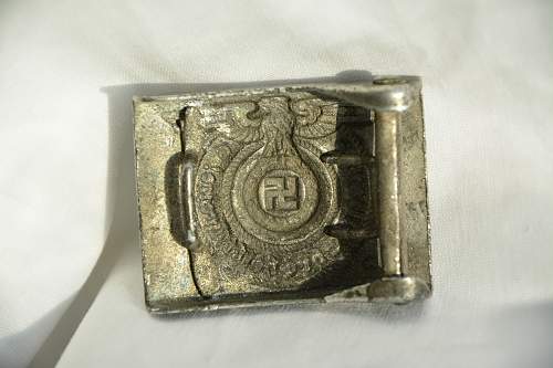 steel buckle of WAFFEN SS Unmarked (Overhoff &amp; Cie)