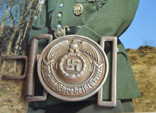 SS Officer buckle