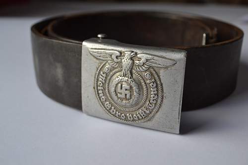 SS EM belt &amp; buckle, 822/38