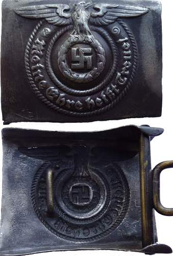 Unseen markings on SS buckles