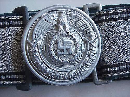 Two SS Officer's buckles