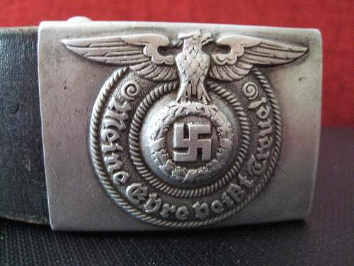 Ss parade belt and buckle 822/37