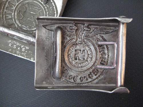 Ss parade belt and buckle 822/37