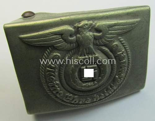 Is this Waffen SS belt buckle O &amp; C - ges.gesch genuine?