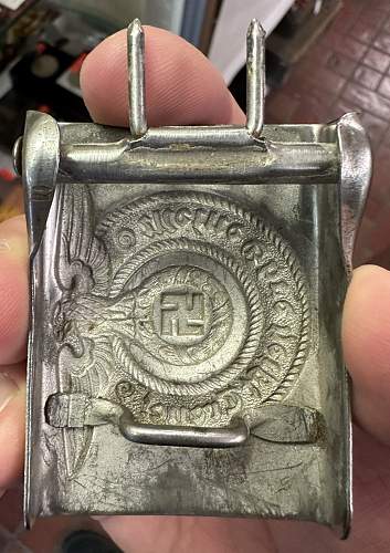 Unmarked SS steel buckle real? fake?