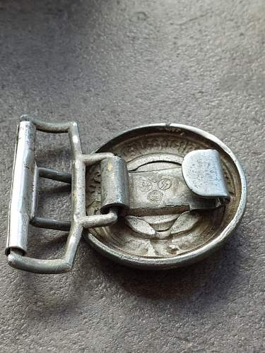 SS officer buckle, original or not?