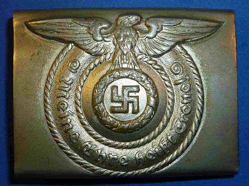 early unmarked SS-Buckle