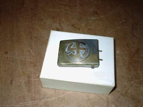 WW II Danish Wiking SS belt buckle &amp; SS buckle are original?