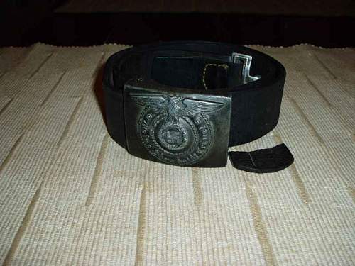 SS belt buckle and belt