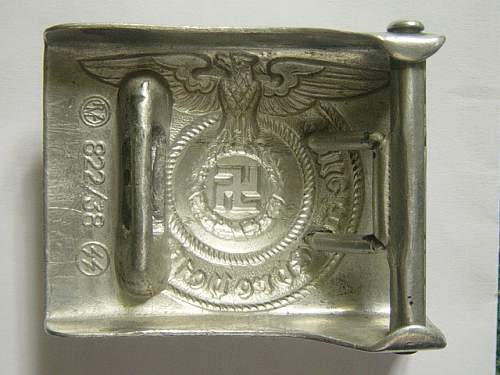 SS belt buckle: 822/38: real or fake ?