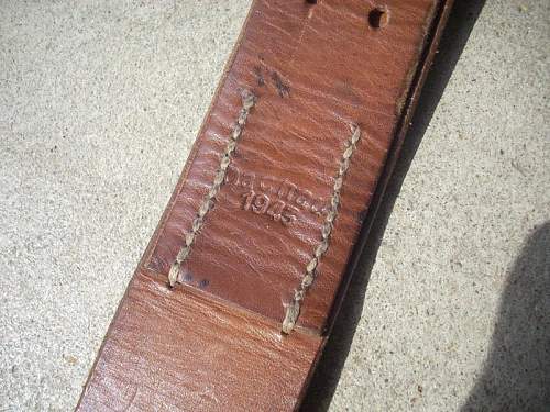 &quot;Dachau 1943&quot; belt ... ?