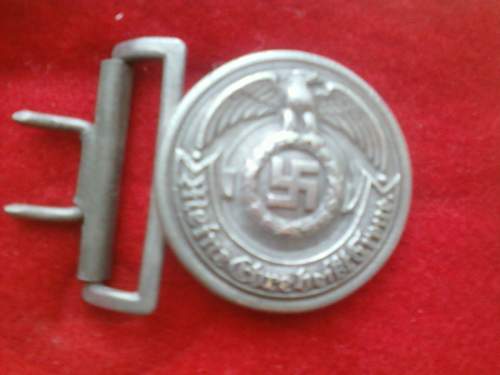 question on ss officers buckle