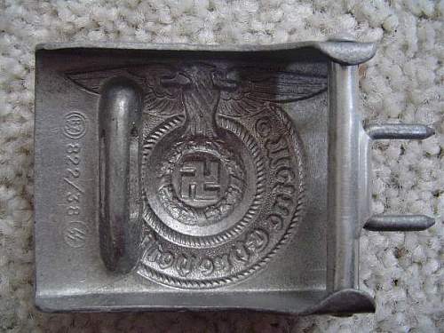 question on ss officers buckle