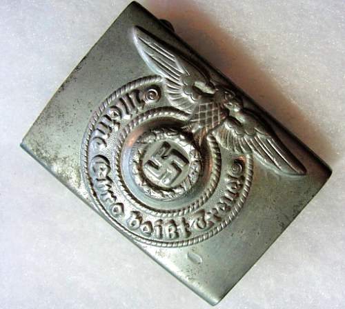 SS EM/NCO belt buckle. Real or fake?