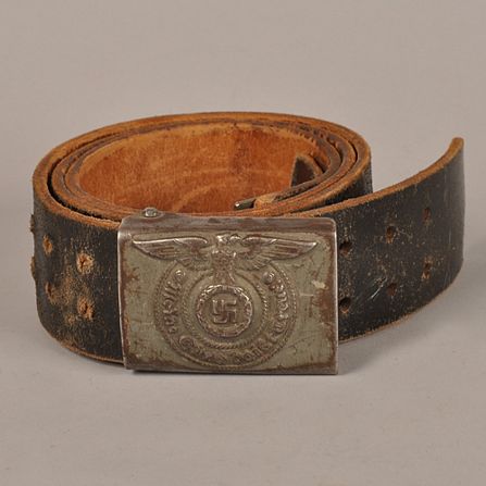 SS enlisted mans steel buckle and belt