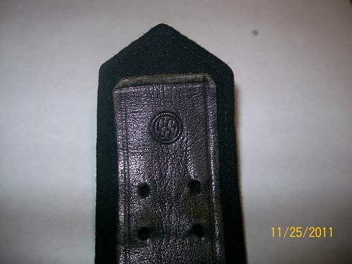 SS Officers brocade belt...fake or original??