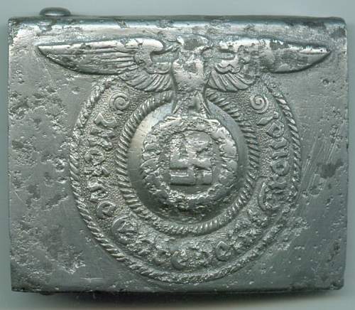 Waffen SS Zinc buckle