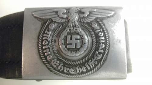 SS belt and buckle, Authentic?