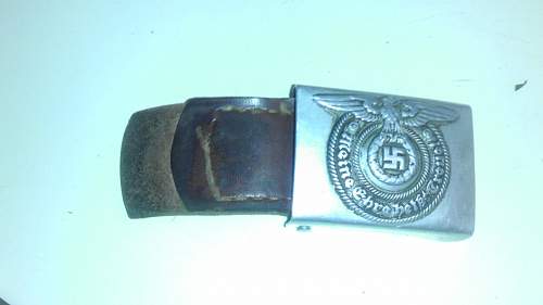 SS belt and buckle, Authentic?