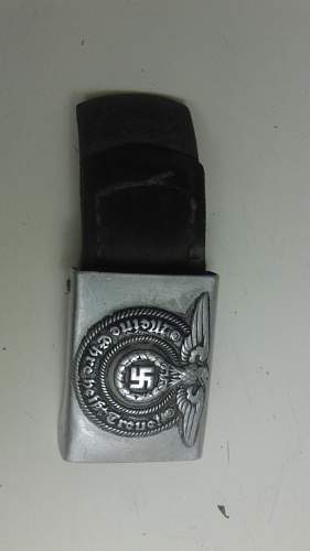 SS belt and buckle, Authentic?