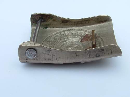 Unmarked Nickel SS Buckle