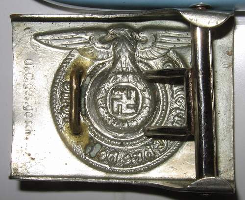 SS Buckle from auction - O &amp; C Gesch Gesch (Overhoff) marked