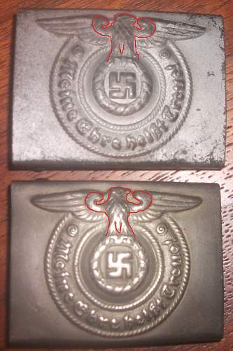 Other Markings on SS Buckles