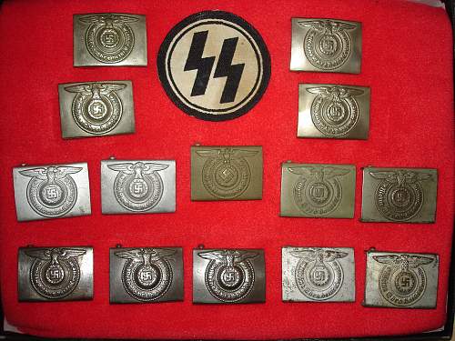 All my SS Buckles so far