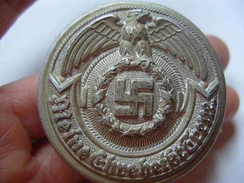 SS Officers belt buckle. Fake or not fake.