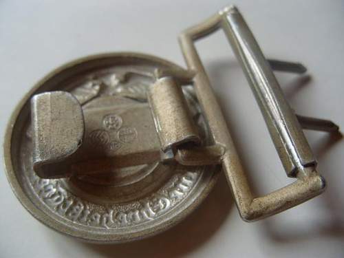 SS Officers belt buckle. Fake or not fake.